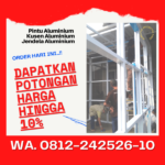 Pintu Aluminium Untuk Kamar Mandi Bandung WA.0812-242526-10 Promo.!!