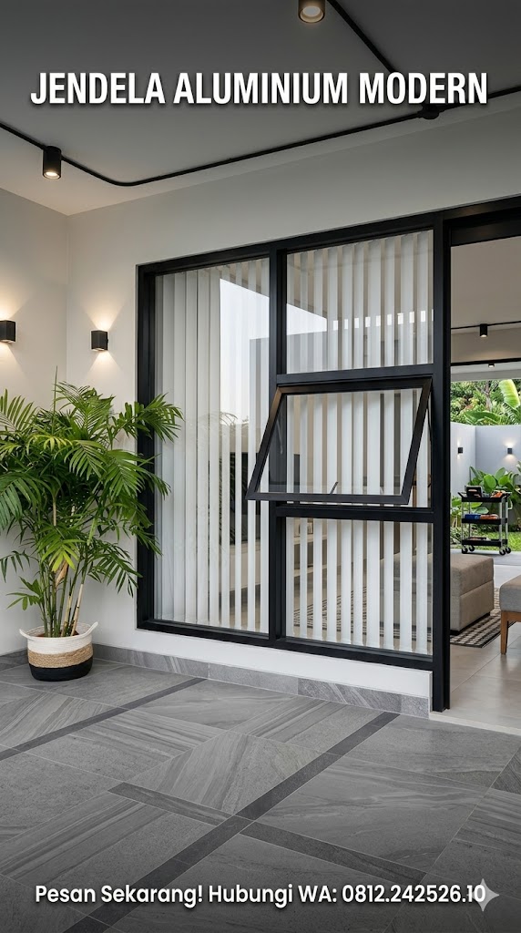 Gambar 9 pintu aluminium sliding minimalis
