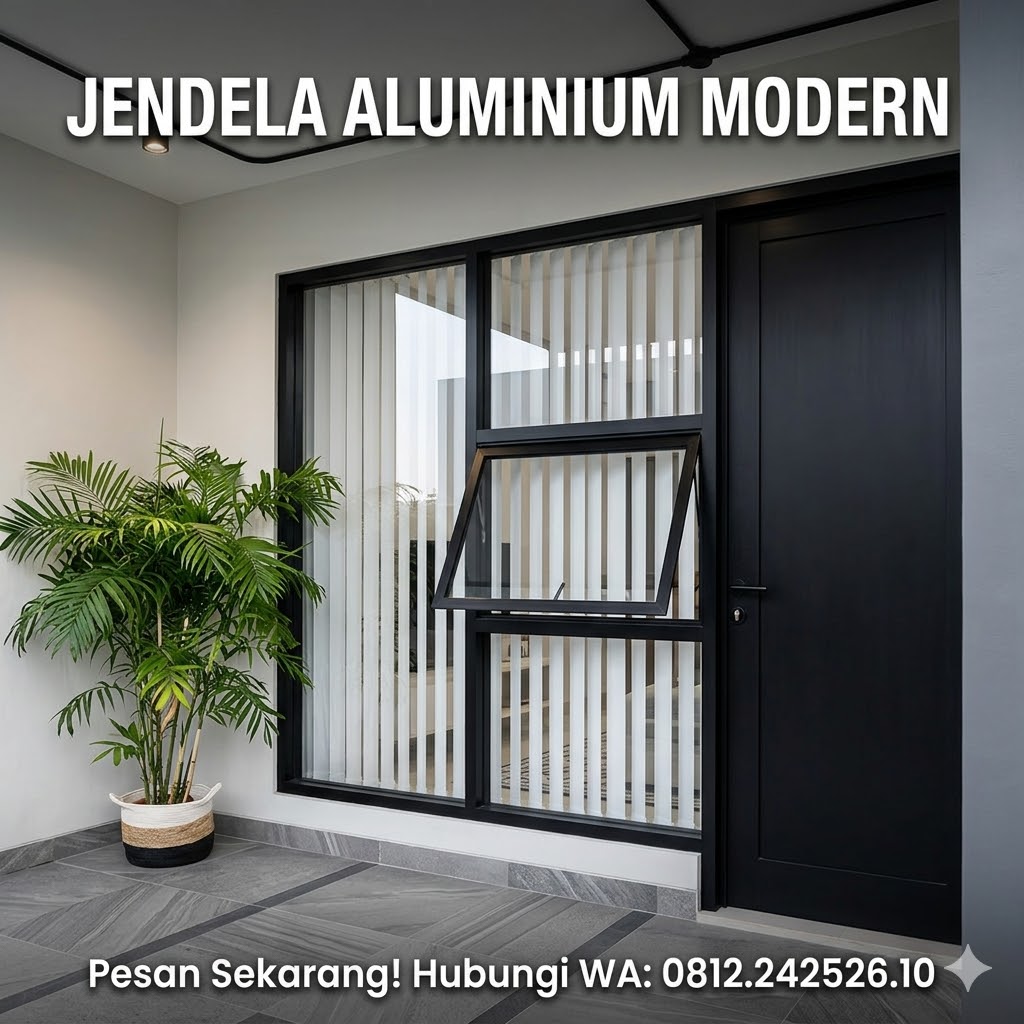 Gambar 6 pintu aluminium sliding minimalis