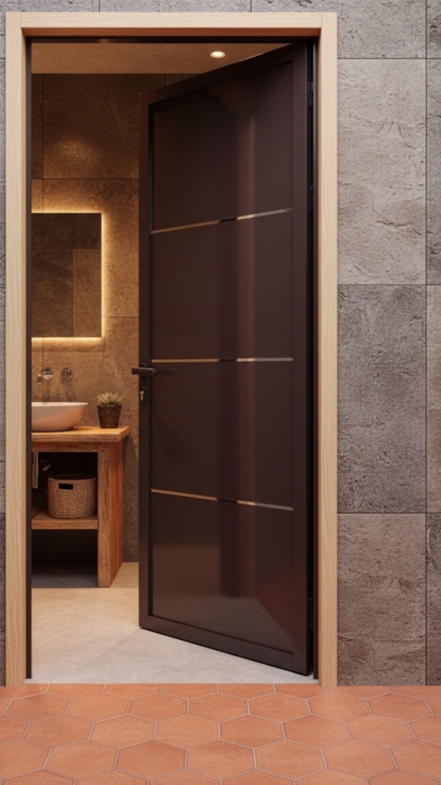 Gambar 7 pintu aluminium sliding minimalis