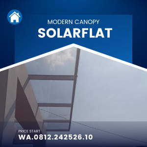 Referensi kanopi kordoba dipadukan dengan atap kanopi solar plat