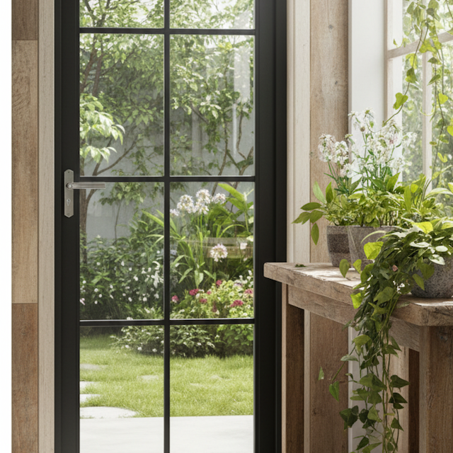 Gambar 1 pintu aluminium sliding minimalis