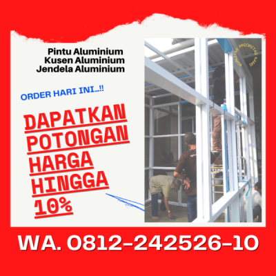 harga kusen aluminium